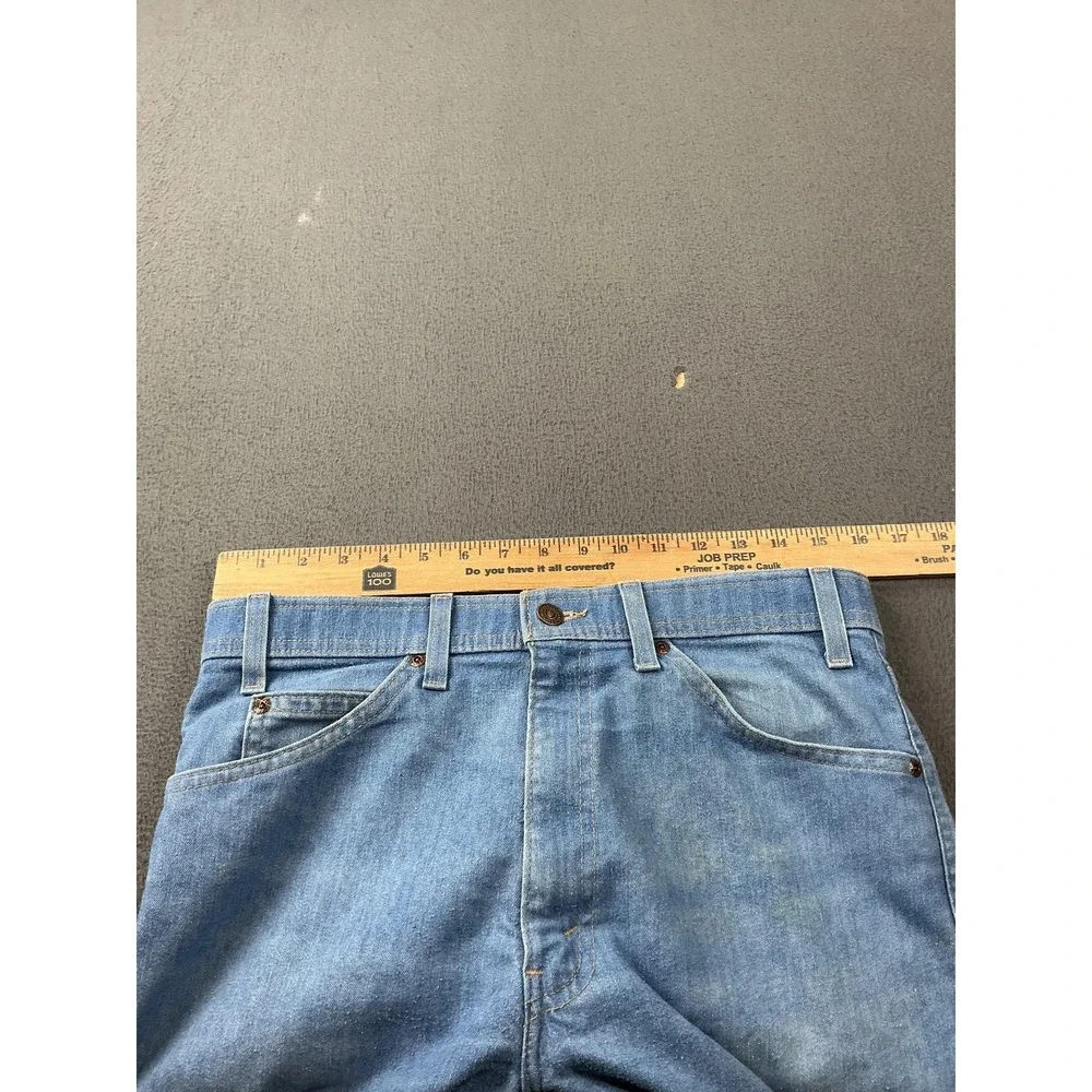 Vintage Levi's Action Jeans Mens 34x31 Light Wash Blue Bootcut Relaxed USA